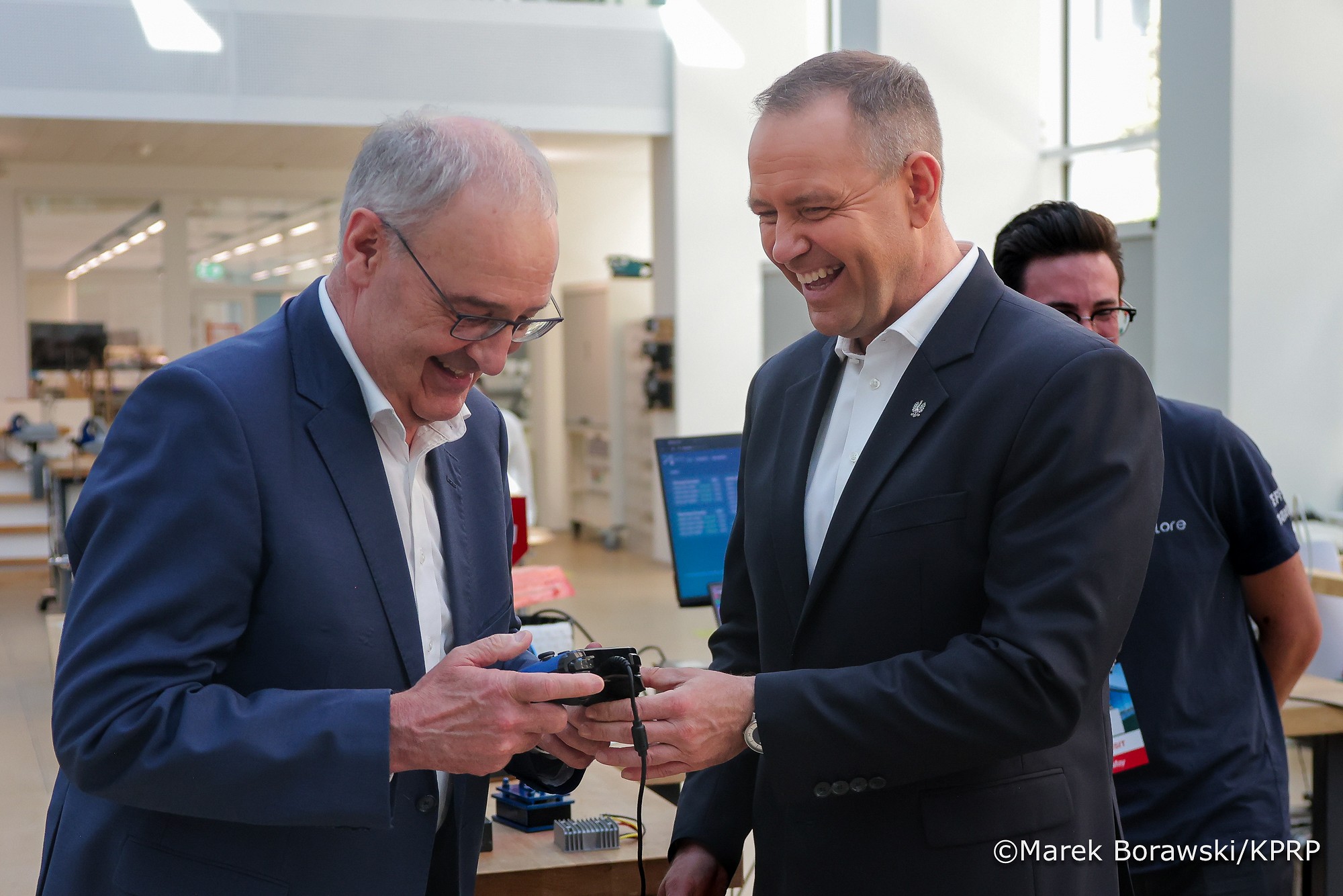 Swiss and Polish Presidents at EPFL 7